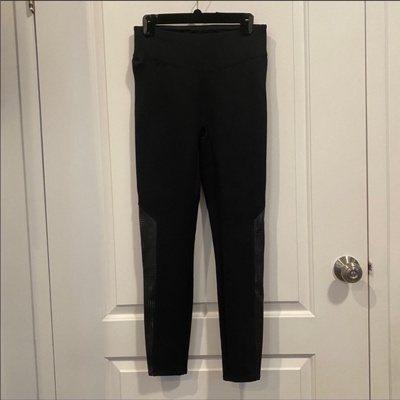 Spanx Faux Leather Perforated Leggings - Picture 5 of 6